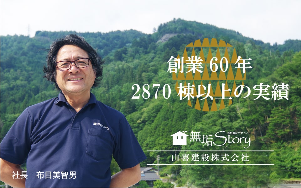 山喜建設株式会社　代表取締役社長　布目 美智男