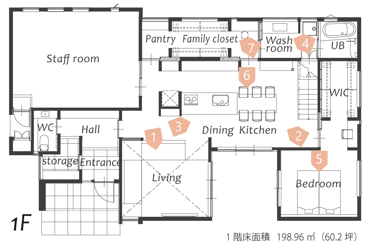 県庁前展示場 1階平面図