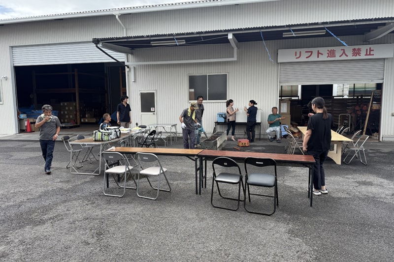 岐阜事業所でバーベキューをしました