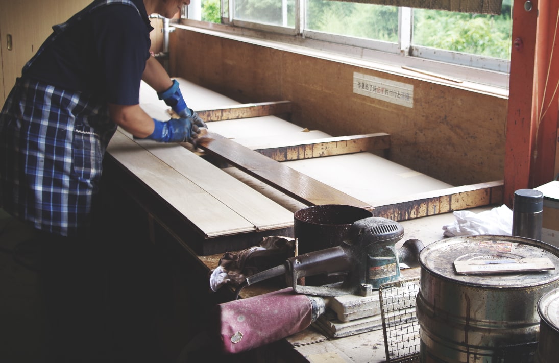 木材の塗装作業員募集 ※アルバイト・パート
