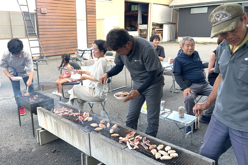 岐阜事業所でバーベキューをしました