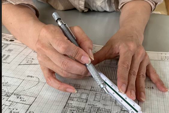 自由設計の様子